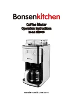 Предварительный просмотр 1 страницы BonsenKitchen CM8005 Operation Instructions Manual