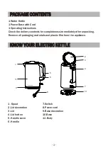 Preview for 5 page of BonsenKitchen EK8901 Operation Instructions Manual