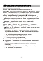 Preview for 3 page of BonsenKitchen EK8902 Operation Instructions Manual