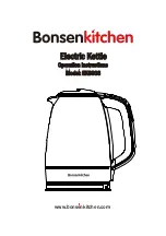 BonsenKitchen EK8903 Operation Instructions Manual preview