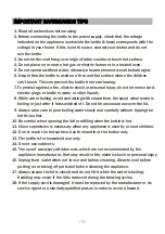 Preview for 3 page of BonsenKitchen EK8903 Operation Instructions Manual