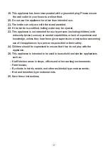 Preview for 4 page of BonsenKitchen EK8903 Operation Instructions Manual