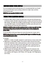 Preview for 6 page of BonsenKitchen EK8903 Operation Instructions Manual