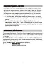 Preview for 9 page of BonsenKitchen EK8903 Operation Instructions Manual