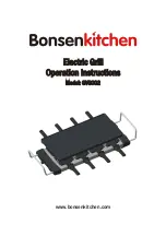 Предварительный просмотр 1 страницы BonsenKitchen GV8002 Operation Instructions Manual