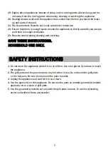 Предварительный просмотр 5 страницы BonsenKitchen GV8002 Operation Instructions Manual