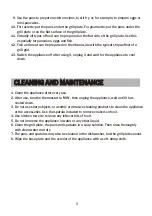 Предварительный просмотр 8 страницы BonsenKitchen GV8002 Operation Instructions Manual