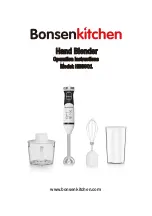 BonsenKitchen HB8901 Operation Instructions Manual preview