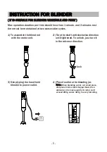 Preview for 8 page of BonsenKitchen HB8901 Operation Instructions Manual