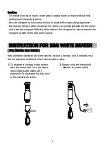 Preview for 12 page of BonsenKitchen HB8901 Operation Instructions Manual