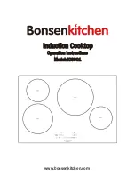 BonsenKitchen IC8901 Operation Instructions Manual preview