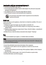 Preview for 4 page of BonsenKitchen MF3902 Operation Instructions Manual