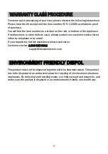 Preview for 7 page of BonsenKitchen TR8741 Operation Instructions Manual