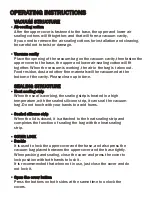 Preview for 6 page of BonsenKitchen VS3004 Operation Instructions Manual