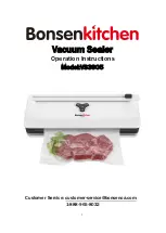 BonsenKitchen VS3905 Operation Instructions Manual preview