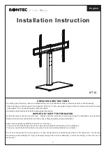 Предварительный просмотр 1 страницы BONTEC ST 13 Installation Instructions Manual