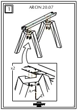 Предварительный просмотр 4 страницы Bontempi Casa ARON 20.07 Assembly Instructions Manual