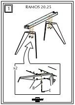 Предварительный просмотр 5 страницы Bontempi Casa ARON 20.07 Assembly Instructions Manual