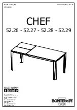 Предварительный просмотр 1 страницы Bontempi Casa CHEF 52.26 Manual