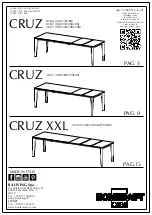 Preview for 1 page of Bontempi Casa CRUZ 01.80 Assembly Instructions Manual