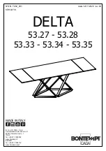 Bontempi Casa DELTA 53.27 Assembly Instructions Manual предпросмотр