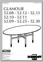 Предварительный просмотр 1 страницы Bontempi Casa GLAMOUR 52.08 Assembly Instructions Manual