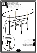 Предварительный просмотр 9 страницы Bontempi Casa GLAMOUR 52.08 Assembly Instructions Manual