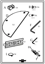 Preview for 3 page of Bontempi Casa MADISON 15.50 Assembly Instructions Manual