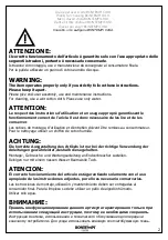 Preview for 2 page of Bontempi Casa MATRIX 52.35 Manual