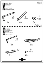 Предварительный просмотр 4 страницы Bontempi Casa PASCAL 20.08 Assembly Instructions Manual