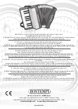 Preview for 20 page of Bontempi 047663353975 Owner'S Manual