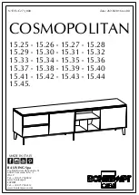 Bontempi COSMOPOLITAN 15.25 Assembly Instructions Manual preview