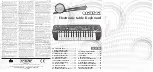 Preview for 1 page of Bontempi Genius 15 3780 Owner'S Manual