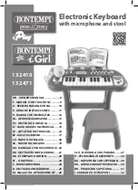 Bontempi iGirl 13 2410 Owner'S Manual preview