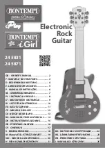 Preview for 1 page of Bontempi iGirl 24 5831 Owner'S Manual