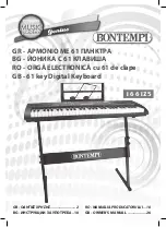 Bontempi MUSIC ACADEMY 16 6125 Owner'S Manual preview