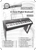 Preview for 1 page of Bontempi MUSIC ACADENY Genius 16 6130 Owner'S Manual