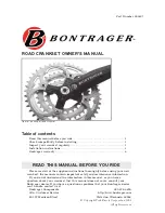 Preview for 1 page of Bontrager 253427 Owner'S Manual