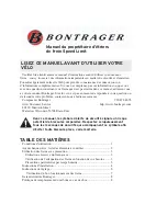 Предварительный просмотр 13 страницы Bontrager 281580 Owner'S Manual