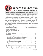 Предварительный просмотр 35 страницы Bontrager Aerobar Race Lite Owner'S Manual