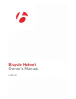 Bontrager BICYCLE HELMET Owner'S Manual предпросмотр