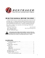 Preview for 3 page of Bontrager Race XXX Lite Road Crankset Owner'S Manual