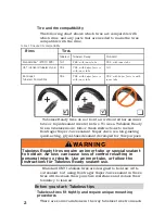 Предварительный просмотр 2 страницы Bontrager Tubeless Ready Tire Owner'S Manual