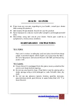 Preview for 4 page of Bonzy Home L6118A51 Operation Instructions Manual