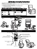 Bonzy Home Lift Recliner Assembly Instructions preview