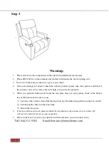 Предварительный просмотр 2 страницы Bonzy Home Recliner-R6315A51 Assembly Instructions