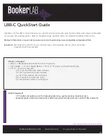 BookerLab LBB-C Quick Start Manual предпросмотр