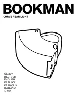 Bookman CURVE REAR LIGHT Manual предпросмотр