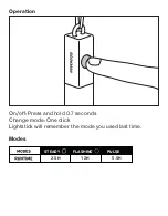 Предварительный просмотр 4 страницы Bookman Lightstick Manual