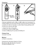 Предварительный просмотр 6 страницы Bookman Lightstick Manual